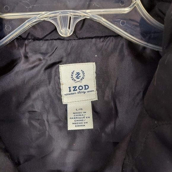 Black Quilted Vest by Izod size L - Picture 3 of 4